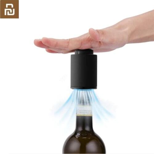 Youpin Plastic Vacuum Wine Bottle Stopper Sealed Storage Vacuum Memory Wine Stopper Electric Stopper Wine Corks