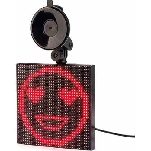 Light RGB full color DIY Bluetooth APP control led eimoji photo car display car led display