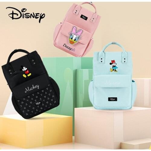Disney Mickey Mouse Baby Diaper Bag Large Capacity Storage Bag Travel Baby Stroller Bag MultiFunction Waterproof Diaper Bag New