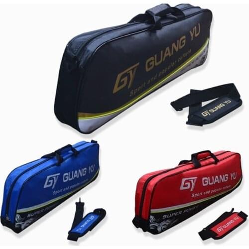 Professional Badminton Racket Bag 3 Racquet Training Gym Sports Multifunction Durable Waterproof Shoulder Bag 72*8*25cm Q1021CMC