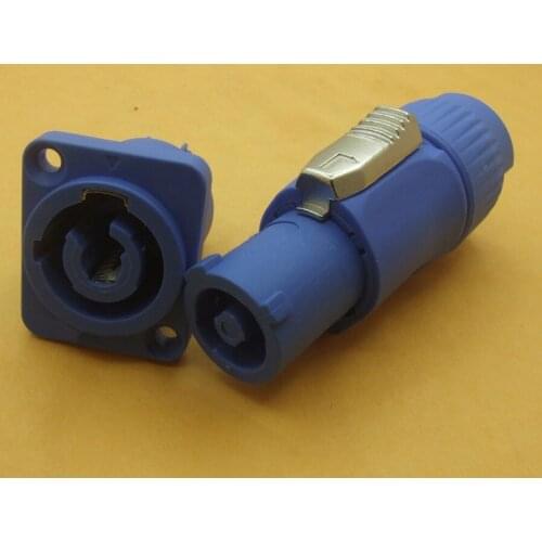 1SET Blue NAC3FCA PowerCon Connector 20A AC Cable Power apacter socket