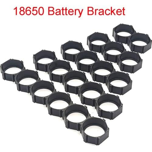 10 PCS 18650 Lithium Battery Heat Holder Bracket Misalignment Spacer Assembly Group DIY Battery Box Case Pack Splicing Bracket