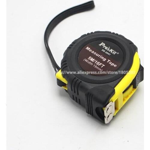 5m(16FT) DK2041 Magnetic End-Hook Anti-shock Antislip High Hardness for Interior Finishing Steel Tape Measures