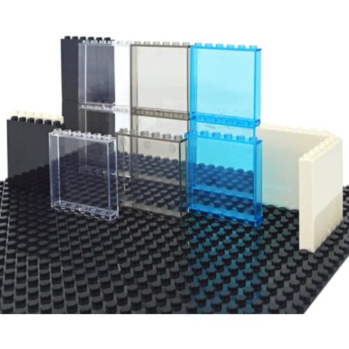 City Accessories Wall Panel Window Frame Brick Support Fence MOC Figure House Door Toy Car window Military Parts Building Blocks