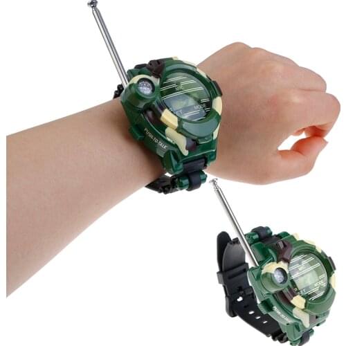 Children Education Toys 2PCS Toy Walkie Talkies Watches Walkie Talkie Children Watch Radio Outdoor Interphone Toy Outdoor