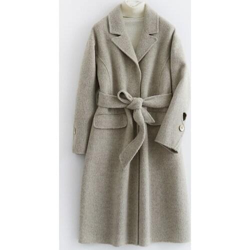 Side Double Wool Coat Female Jacket Autumn Winter Jacket Women Alpaca Woolen Coats and Jackets Women Korean Outwear MY en s s