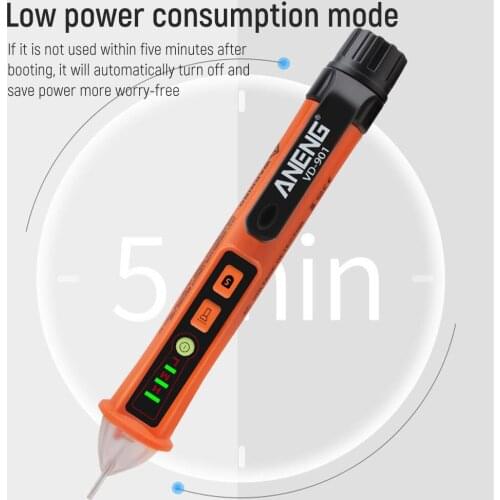 ANENG VD901 Electrical Tester Pen 100a AC Voltage Detector 12-1000V AC Voltmeter Multimeter Outlet Tester Circuit Breaker Finder