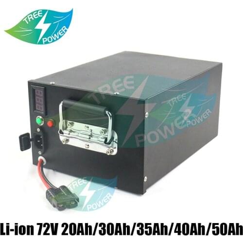 Escooter battery 72V 20Ah 30ah 35ah 40ah 50ah Lithium ion battery with bms for tricycle motorcycle scooter+Charger