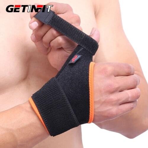 Getinfit 1PCS Thumb Sprain Protective Wrist Support Wraps Tendon Sheath Fracture Fixed Mouse Finger Correction Sports Safety