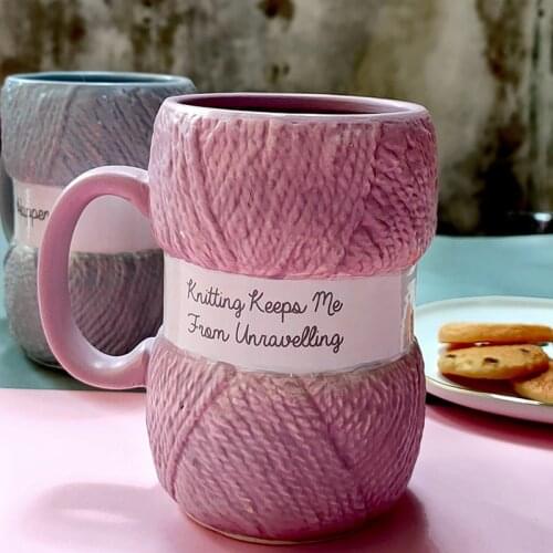 Creative Colorful Wool Ceramics Mugs coffee mug Milk Tea office Cups Drinkware the Best birthday Gift