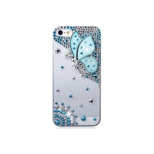 3D Bling Rhinestone Diamond Soft Shell Anti-Scratch White Back Case for iPhone 12 11 Pro MAX X XS MAX XR 7 8 Plus 6 6S Plus Case