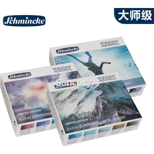 Schmincke Horadam Watercolor Paint Set- Limited New Color Precipitation Color Layered Color, Deep Sea/ Glacier/ Galaxy Series