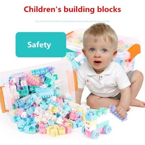 2020 NEW Hot Childrens Building Blocks Plastic Assembling Splicing Educational Toys DIY Constructor Toys For Children