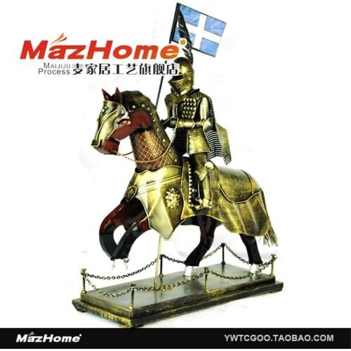 The new European medieval knight samurai armor upscale bar ornament ornaments creative office furnishings