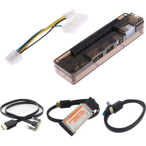 PCI-E EXP GDC External Laptop Video Card Dock Graphics Card Laptop Docking with Mini PCI-E NGFF Expresscard Cable