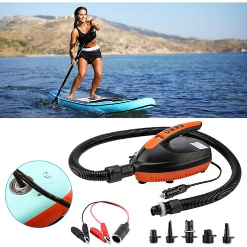 16PSI SUP Air Pump DC12V 110W Intelligent Inflatable Pump Electric Air Pump Dual Stage For SUP Stand Up Paddle Surfing Board