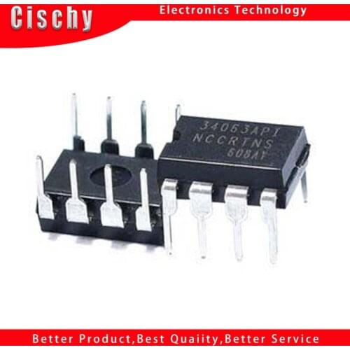 20PCS MC34063API DIP8 MC34063AP1 DIP MC34063 34063API DIP-8 new and original IC