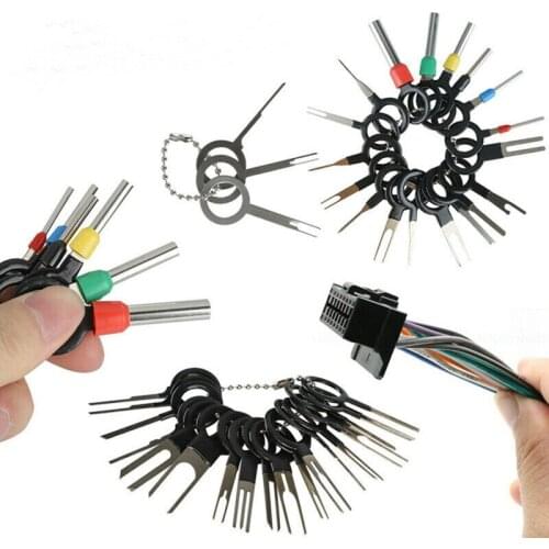 39 Pcs Car Terminal Disassembly Ejector Tool Needle Ejector Wire Terminal Removal Auto Kit Car Connector Extractor Accessories