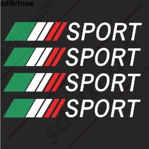 4pcs Car Door Handle Doorhandle Decal Sticker Italy Styling Decoration For Ferrari Abarth Lamborghini Maserati Alfa Romeo Pagani