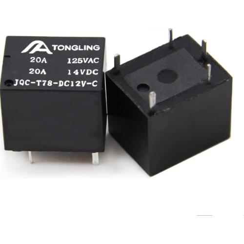 50pcs miniature power relay 4181 T78 DC12V 5 pins