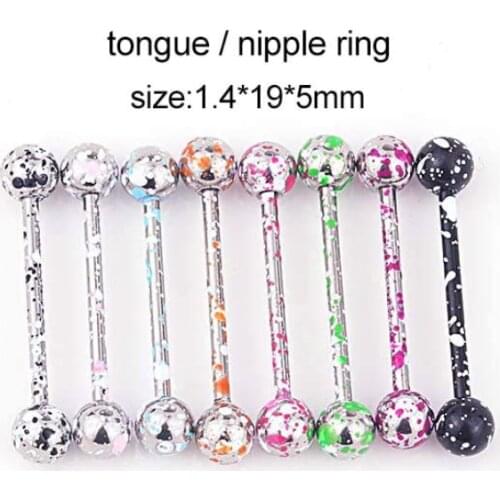 8pcs/lot new styles Stainless Steel Fashion Titanium Anodized Body Jewelry Helix Piercing Ear Eyebrow Nose Lip Captive Rings