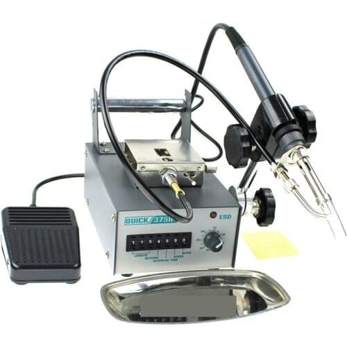 Automatic Welding Toot Tin Soldering Machine Soldering Station QUICK 375B+ 60W