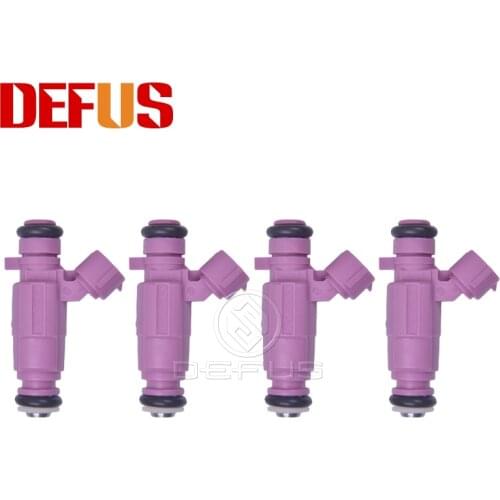 DEFUS 4pcs Tested 35310-04090 Nozzle Fuel Injector Bico for Hyundai Flex 1.0L Hb20 /Picanto 1.0L flex 35310 04090 3531004090 NEW