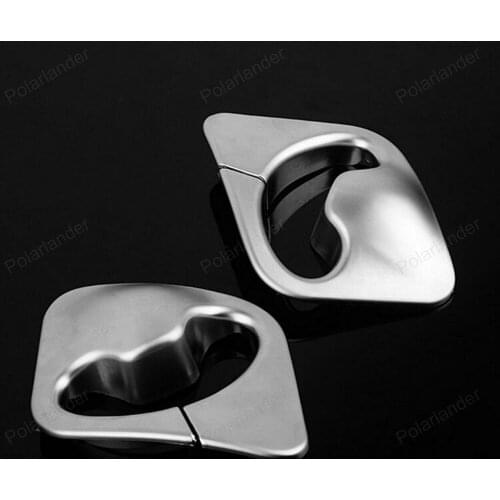 Decorative ABS Chrome B Pillar Seat Safety Belt Trim Cover For BMW X5 F15 X6 F16 2014 2015 2016 Car Interior molding