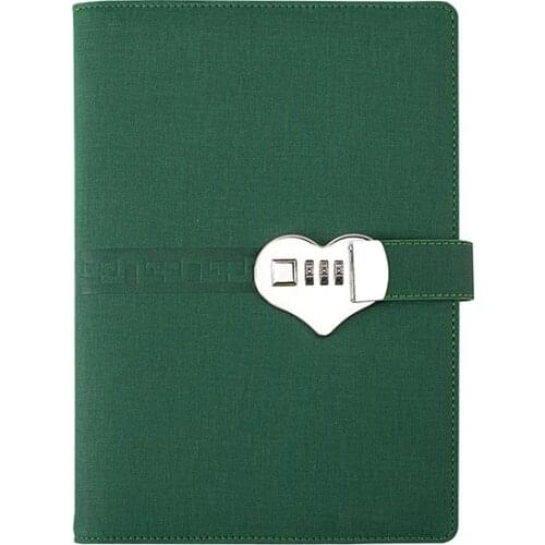 A5 Planner Binder Spiral Notebooks And Journals Password Agenda Office Bussiness Diary With Lock Notebooks School Supplies