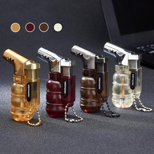 Compact Butane Jet Lighter Torch Turbo Pipe Lighter Mini Spray Gun Cigar Lighter Windproof 1300 C No Gas