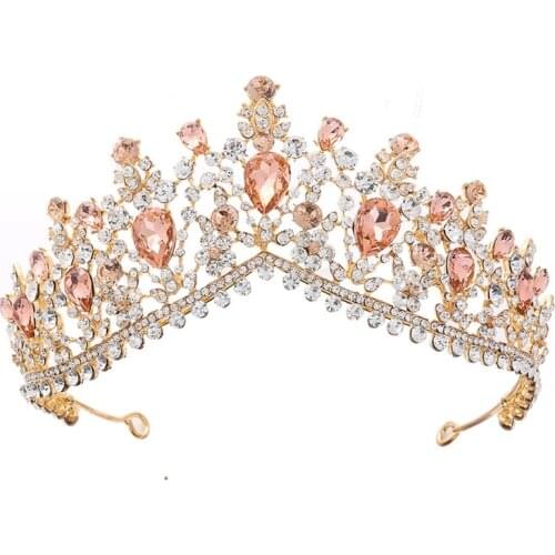 Crowns for Women,Tiaras and Crowns for Women with Crystal & Side Combs, Princess U2JF