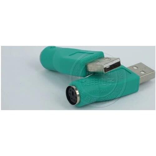 Hot 1pc New USB Male To for PS2 Female Adapter Converter for Computer PC Keyboard Mouse Hot WorldwidePromotion Wholesale