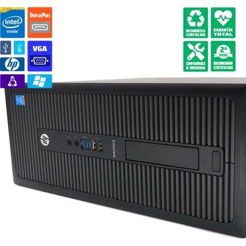 PC desktop HP EliteDesk 800 G1 Tower i7-4770 refurbished 8GB-RAM WiFi-2G/4G/5G-PCIe Windows 10 Pro update