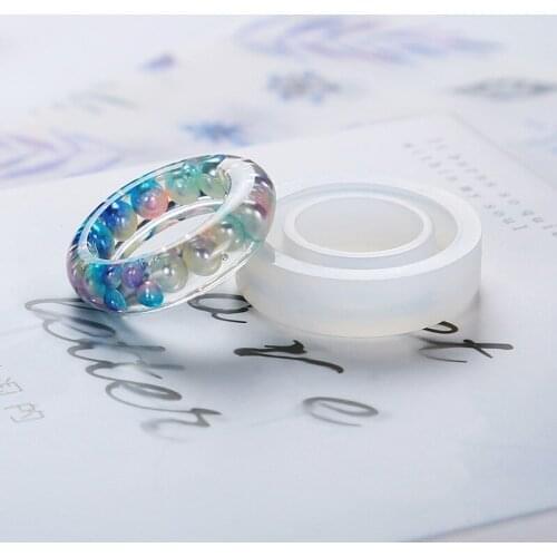 Silicone Casting Mold For DIY Epoxy Resin Ring Jewelry Styles Making Jewelry Crafts Silicone Mold Handmade Tools Supplies