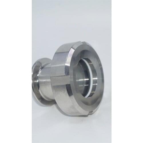 Tri Clamp Sight Glass Sanitary Sight Glass Stainless Steel SS304 Circular Viewing 1"(25mm) Ferrule OD 50.5mm