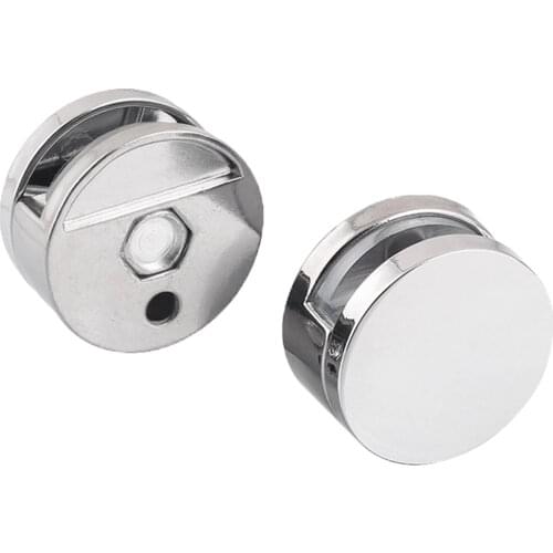 4 Pcs Glass Clamp Bathroom Mirror Clips Zinc Alloy Glass Clip Shelf Support Holder Fit 3-5mm Thickness Glass Home Accessories