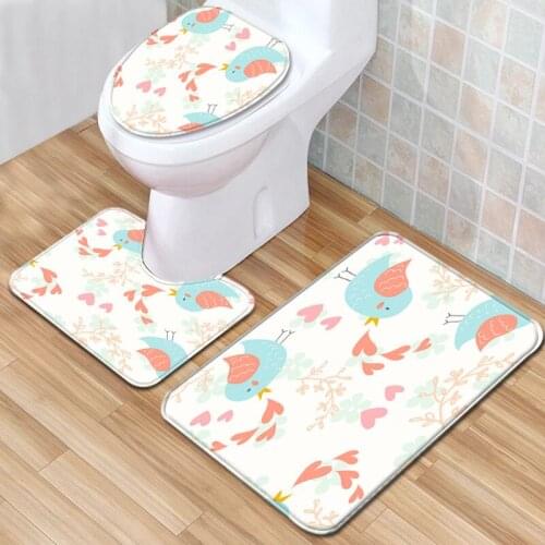 Cartoon anime pattern bathroom products For bathroom mat in the bathroom mats in the bathroom set Carpet in the bathroom Carpet