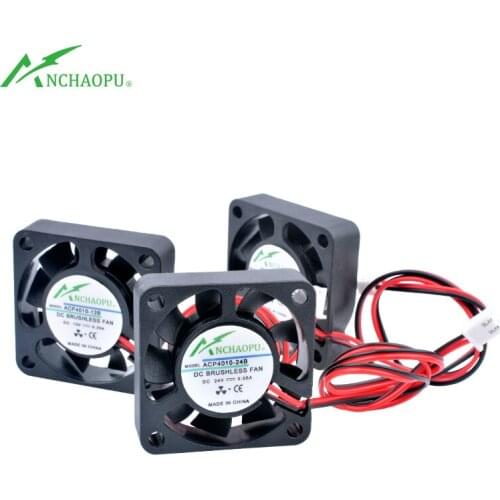 ACP4010 4cm 40mm fan 40x40x10mm DC5V 12V 24V Small cooling fan for 3D printer with North and South Bridge heat sink
