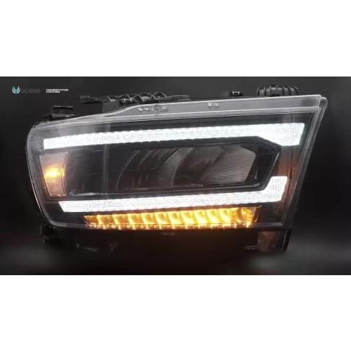 VLAND Wholesales Front Lamps With Sequential 2019 2020 2021 Full LED Headlights For Dodge Ram 1500