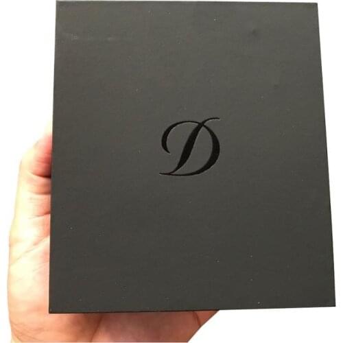 High Quality Black Lighter Gift Box for Men Bright Sound Luxury Cigarette Case Box 2019