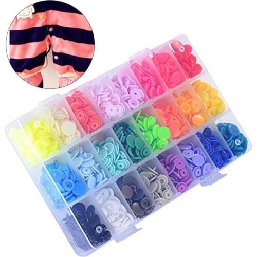 360x T5 Plastic Resin Snap Button Fastener Press Stud Cloth Diaper Craft New