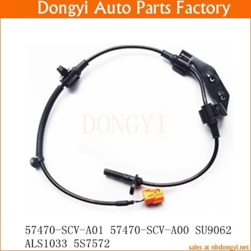 ABS Sensor Wheel Speed Sensor OE No. 57470-SCV-A01 57470SCVA01 57470-SCV-A00 57470SCVA00 SU9062 ALS1033 5S7572