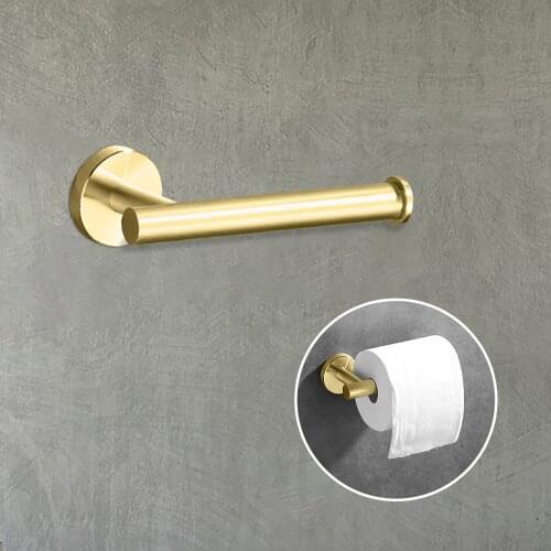 Toilet Roll Holders Nordic For Kitchen Washroom High Quality Stainless Steel Wall Mount With Antiskid Knob Toliet Paper Stand