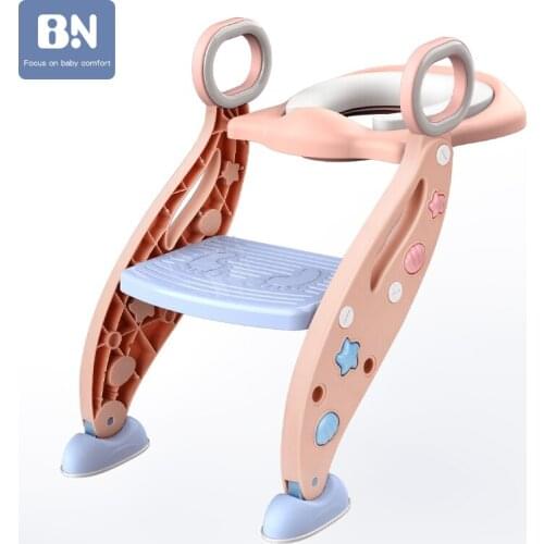 Baby toilet ladder Baby Potty Training Seat Childrens Potty Baby Folding Baby Potty Infant Kids Toilet Training Seat with Adju