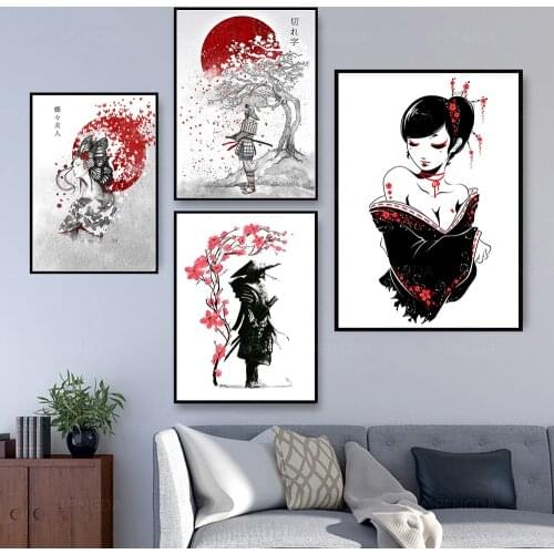Home Decor Japanese Style Hd Prints Painting Anime Role Pictures Wall Art Aesthetic Canvas Modular Poster For Bedside Background