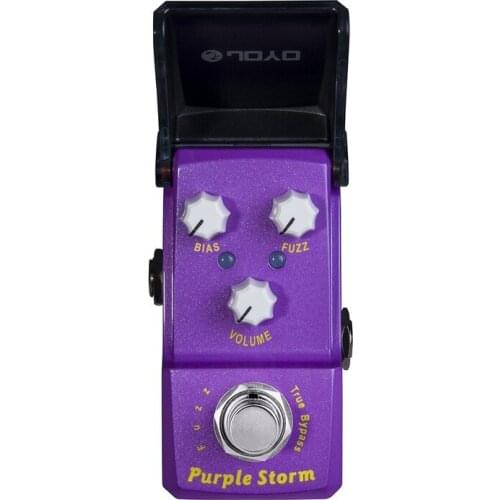 JOYO JF-320 Purple S-torm Fuzz Distortion Effect Pedal Guitar Processor True Bypass Ironman Series Mini Pedal Guitar Accessories
