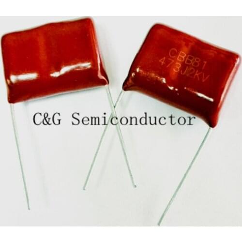 50PCS 2000V 473 0.047uF 473J CBB CBB81 MPP Metallized polypropylene film capacitor
