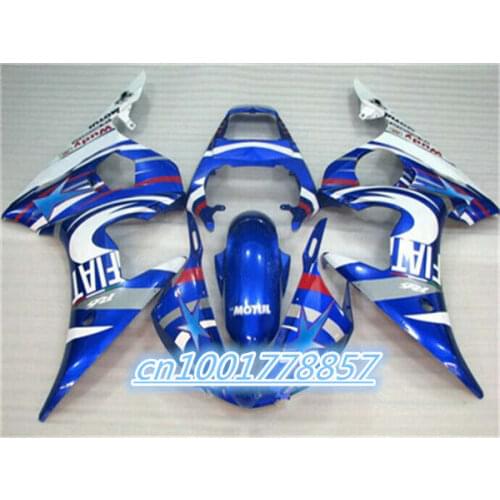 Body For YZF R 6 YZF-R600 YZF 600 YZF-R6 03-05 blue white YZF600 YZFR6 03 04 05 YZF R6 2003 2004 2005 Fairing