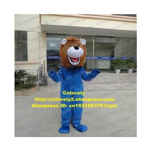 Lion Wild Beast Animal Mascot Costume Adult Cartoon Character Suit American Jubilee Professional Speziell Technical zz5893