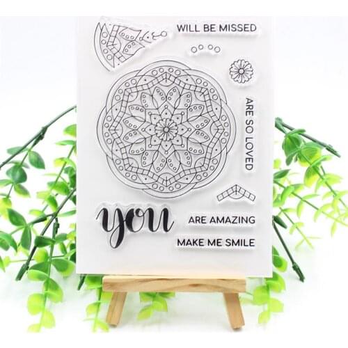 KSCRAFT Make Me Smile Transparent Clear Silicone Stamps for DIY Scrapbooking/Card Making/Kids Crafts Fun Decoration Supplies 645